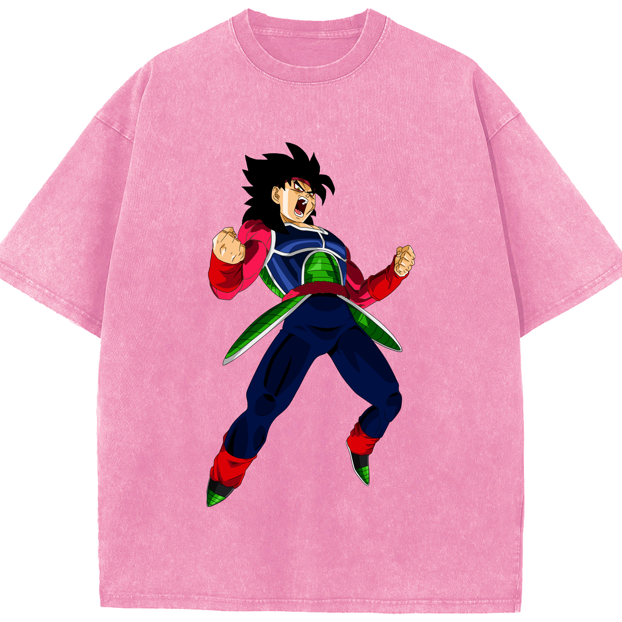 （画像用） ドラゴンボール バーダック DRAGON BALL Burdock 綿100% ヴィンテージ風 半袖Tシャツ（フロントプリント）